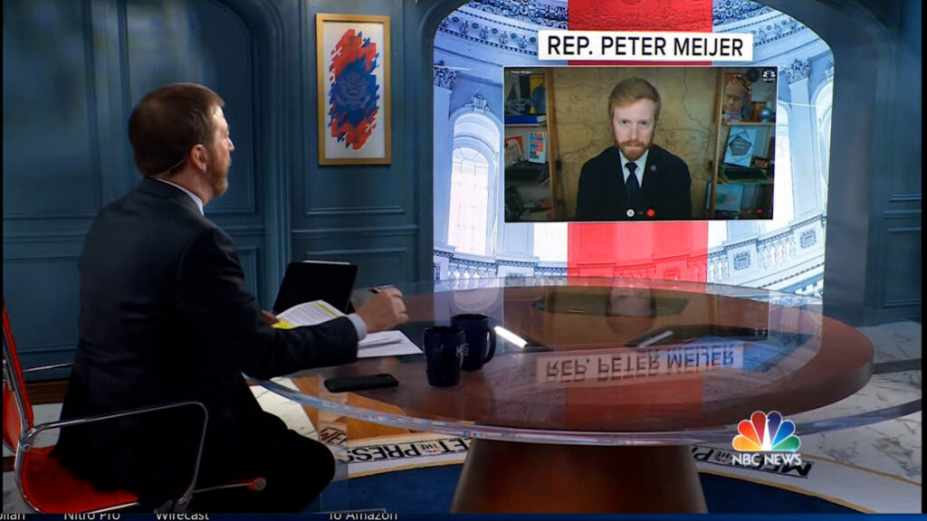 DISGRACE! Chuck Todd allows GOP Rep. to equate GOP violence & Jan 6 with packing courts & BLM