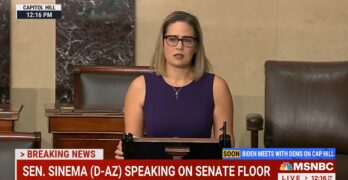 Kyrsten Sinema willfully naive Senate floor speech vs when she had common sense on GOP obstruction