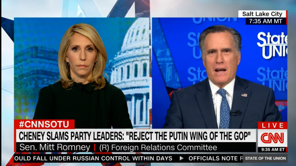 AT LAST! Mitt Romney confirms Trump & other Republicans supporting Putin are nearly treasonous