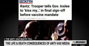 Anti-vax cop quit to avoid mandate, told governor to kiss his a$$, & dies from COVID weeks later