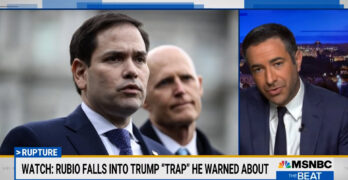 EPIC! Ari Melber puts on Marco Rubio dueling Marco Rubio and it's as sweet as it is embarrassing