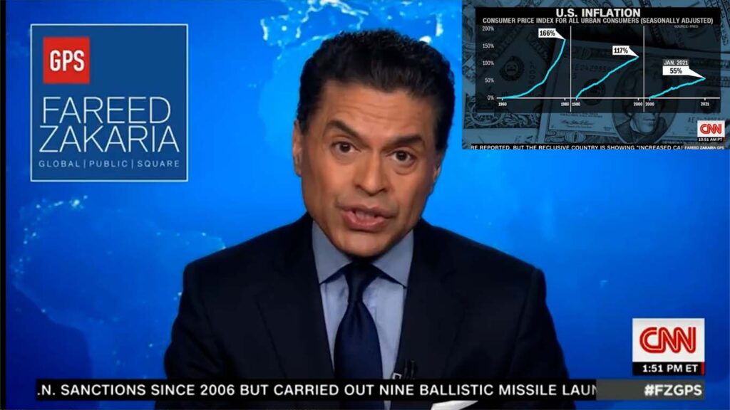 Fareed Zakaria gives some truths on inflation