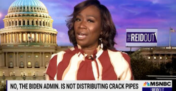 Joy-Ann Reid sets the record straight about the Biden administration purchasing crack pipes.