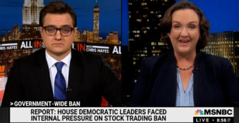 Katie Porter on Pelosi's stance change on stocks Pelosi was wrong I'm glad she's changed her mind