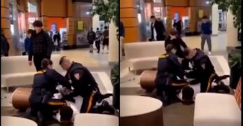 MY TAKE Police slam & handcuffed black kid as they remove white kid on top beating black kid