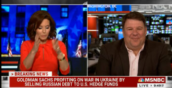 CAPITALISM AT IT'S BEST- Stephanie Ruhle exposes Wall Street firm using Ukraine - Russia war for profit