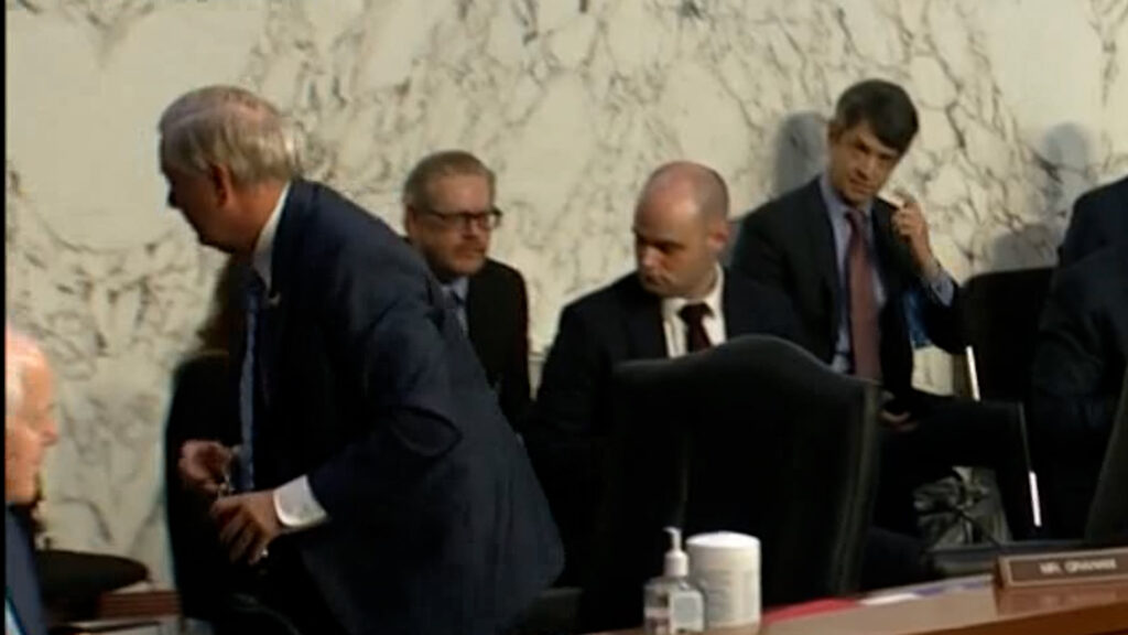 Sen. Durbin destroys Lindsey Graham questions to SCOTUS nominee and Graham storms out hearing