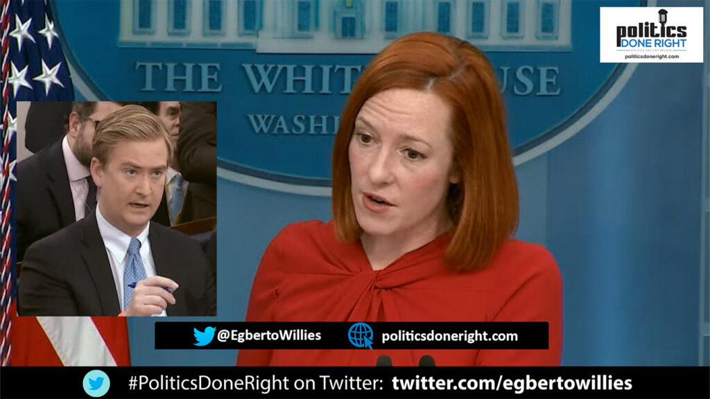 Jen Psaki schools Fox News' Peter Doocy on the Don't Say Gay Bill's implication then shuts him off