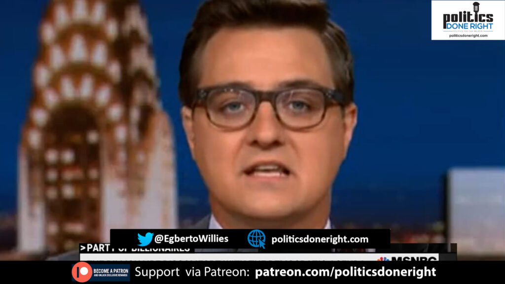 Chris Hayes exposes GOP doling out monies they voted against. Where are Democrats with bullhorns?