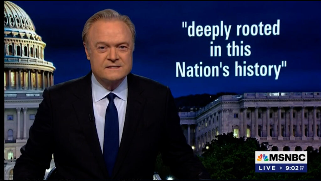 Lawrence O'Donnell blasts Alito and the Right side of SCOTUS in the appropriately vicious form.