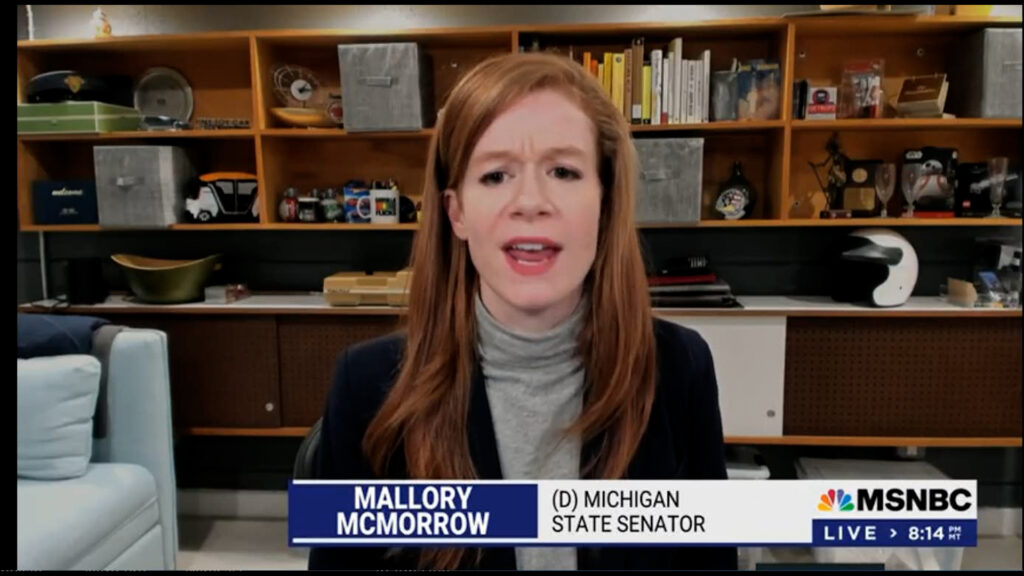 Mallory McMorrow has a winning Democratic message for the next election. Lean in!