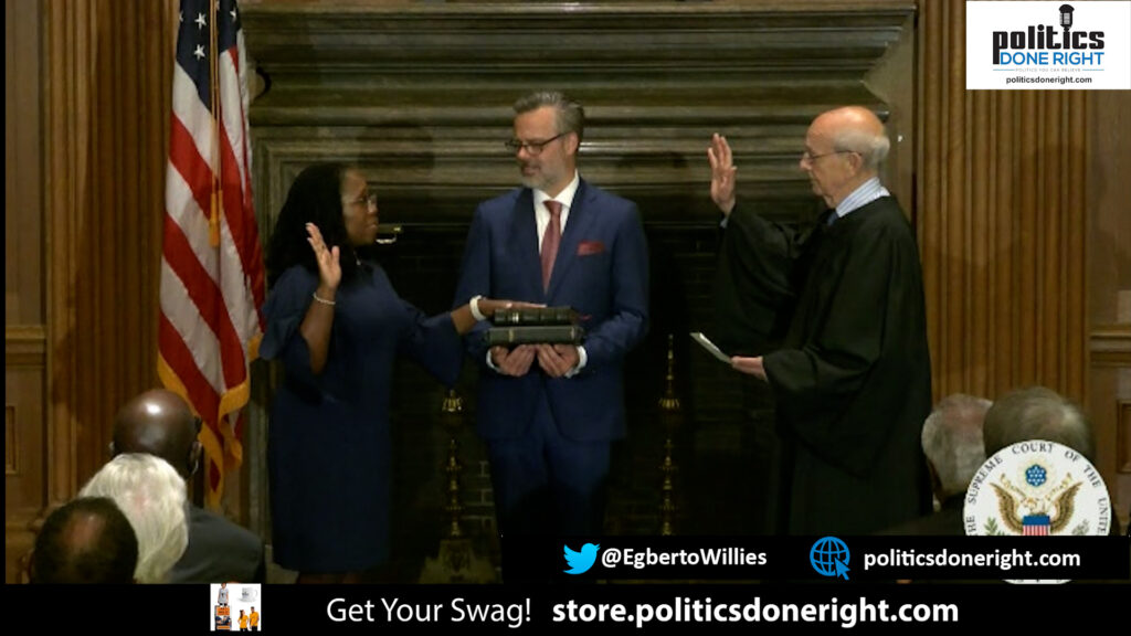 Official swearing-in of Justice Ketanji Brown Jackson at the United States Supreme Court