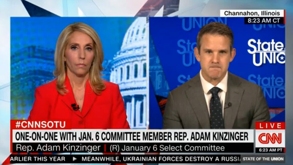 GOP Rep Kinzinger slams GOP Gov Noem: Like invasion of the body snatchers. She was very different.