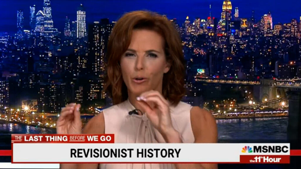 Stephanie Ruhle exposes Trump and GOP comical revisionist history about Trump's economy