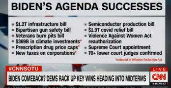 CNN acknowledged Biden’s long success list. Is MSM finally bucking the Right-Wing narrative?