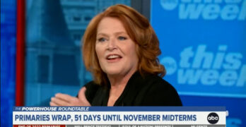 Heitkamp dings Republican analyst: The good Trump policies you're touting are Democratic policies