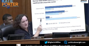 Rep Katie Porter destroys inflation myth. Watch her prove that corporate greed’s driving inflation.