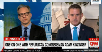 Adam Kinzinger does not think Kevin McCarthy will last as Speaker of the House.