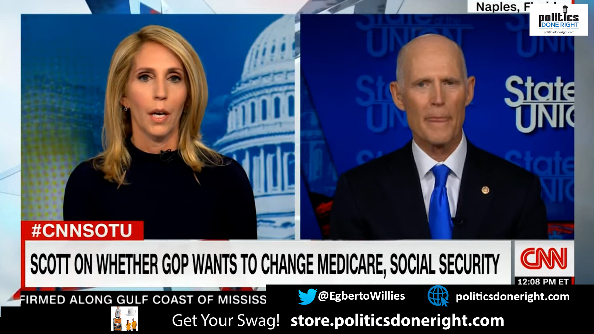 Cnns Dana Bash Called Out Sen Rick Scotts Medicare Lie But 