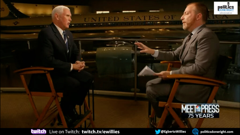 Chuck Todd's interview will haunt Mike Pence: Constitutional Rights for the unborn & forced births