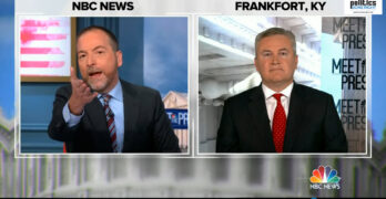 Watch Chuck Todd ding GOP Rep. James Comer with inconvenient facts as he bloviated about crime