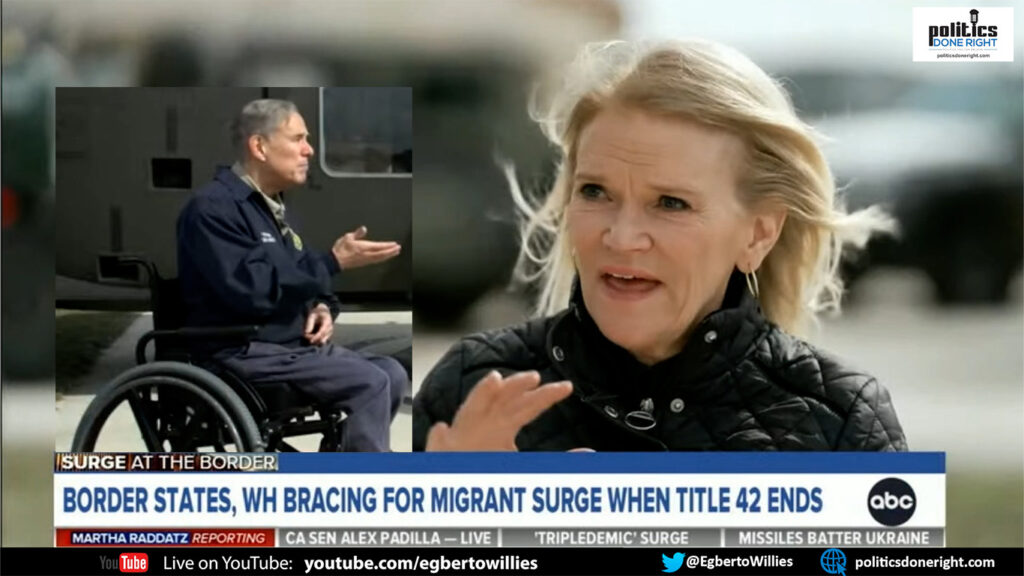 ABC’s Martha Raddatz dings TX Gov Abbott & GOP: You tell migrants the border’s open, not Biden