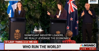 Sexist reporter mic-dropped by New Zealand PM at presser between two young female Prime Ministers