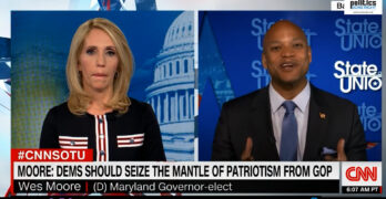 GOP Politicians wrap themselves in the flag of patriotism. Progressive like Gov Wes Moore executes.