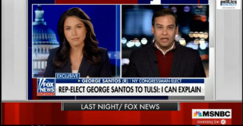 Tulsi Gabbard calls out George Santos for his lies in his fraudulent election for Congress