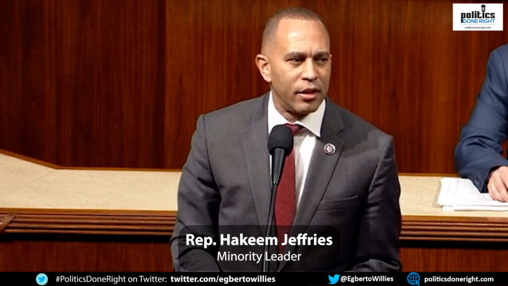 Watch Hakeem Jeffries slam the GOP MAGA Congress's first 3 days of terrible policies in the House.