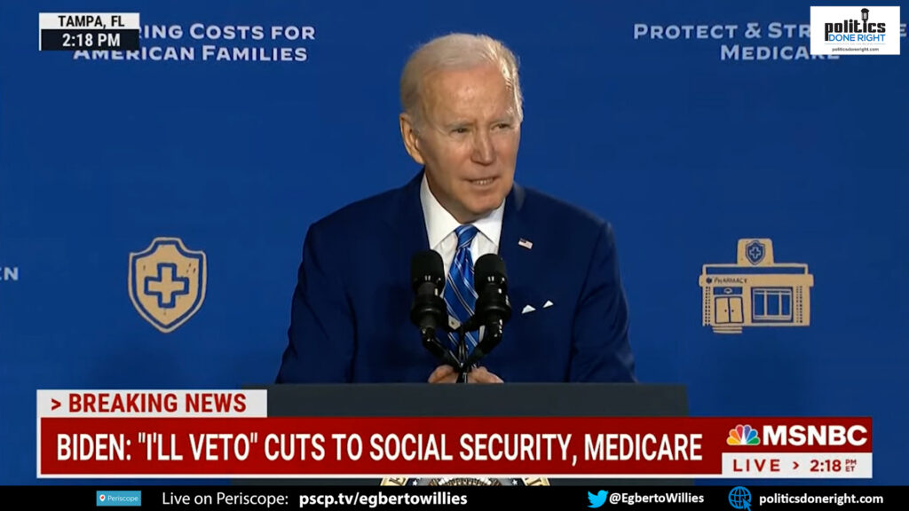 Biden calls out Trump and the Republicans for blowing up the debt by 25% since country's inception