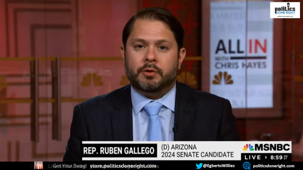 BINGO! Rep. Ruben Gallego shows how Democrats must campaign -- lean into their accomplishments.
