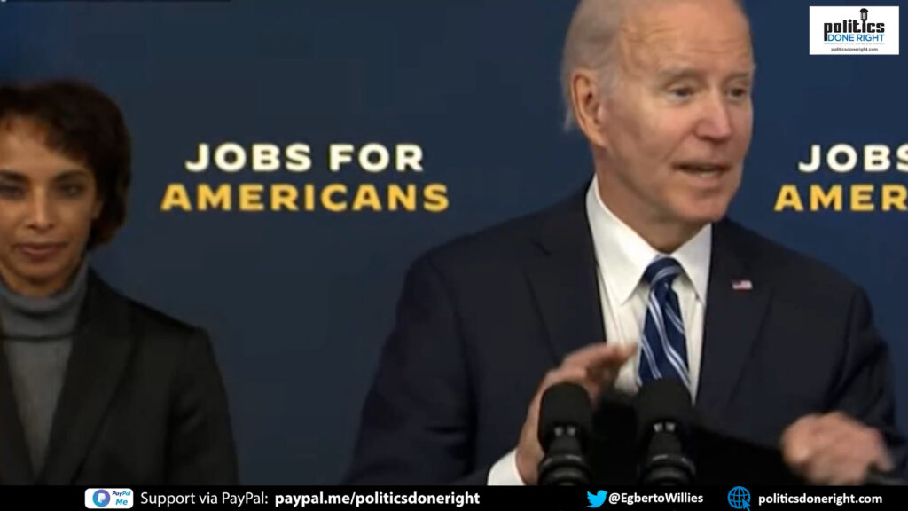 Watch Biden give the appropriate Trump-like answer on blame for inflation.