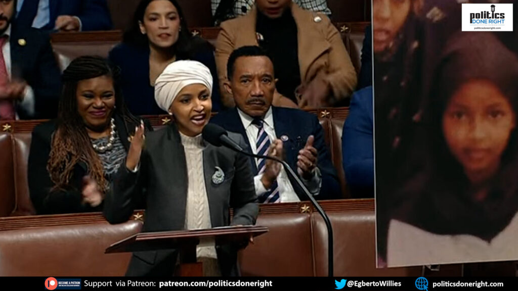 Rep. Ilhan Omar's defiant speech before being voted off the Foreign Affairs committee by MAGA GOP