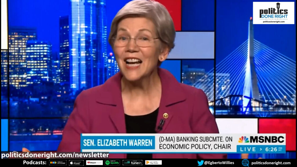 Elizabeth Warren blames the Silicon Valley Bank crash on a superb failure of politicians and ...
