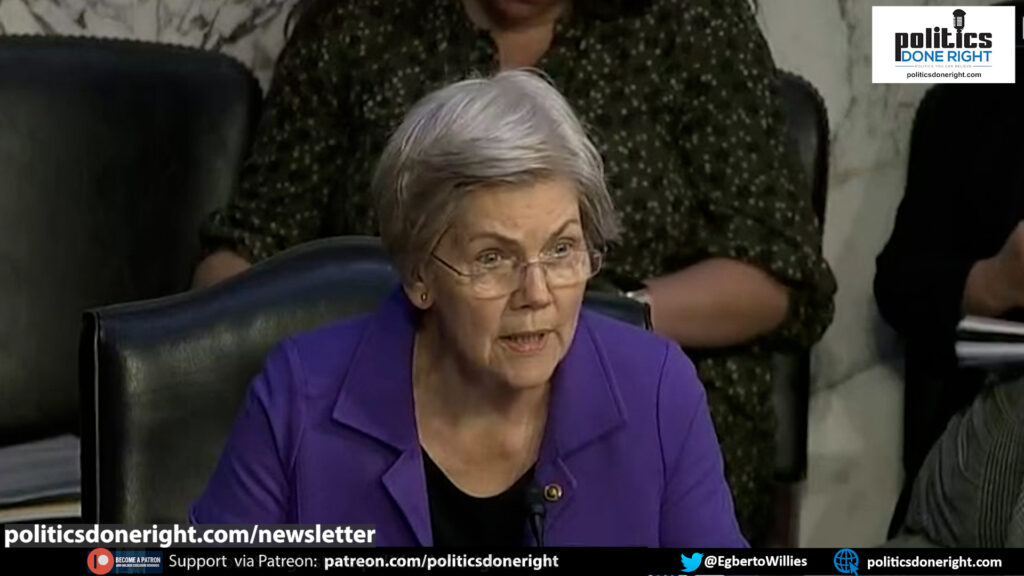Sen. Elizabeth Warren slammed Fed Chair Powell for his disregard for the middle-class worker.