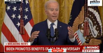 GREAT MOVE: Watch Biden smartly use Obamacare in his speech to expand the base in rural areas.