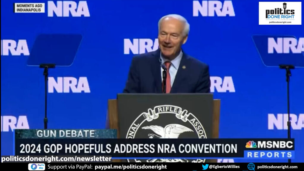 2024 Republican Candidates show that they don't care about human lives at 2023 NRA Convention