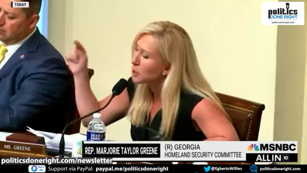 Marjorie Taylor Greene is handed her a$$ and silenced in a committee hearing by her own chairman.