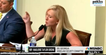 Marjorie Taylor Greene is handed her a$$ and silenced in a committee hearing by her own chairman.