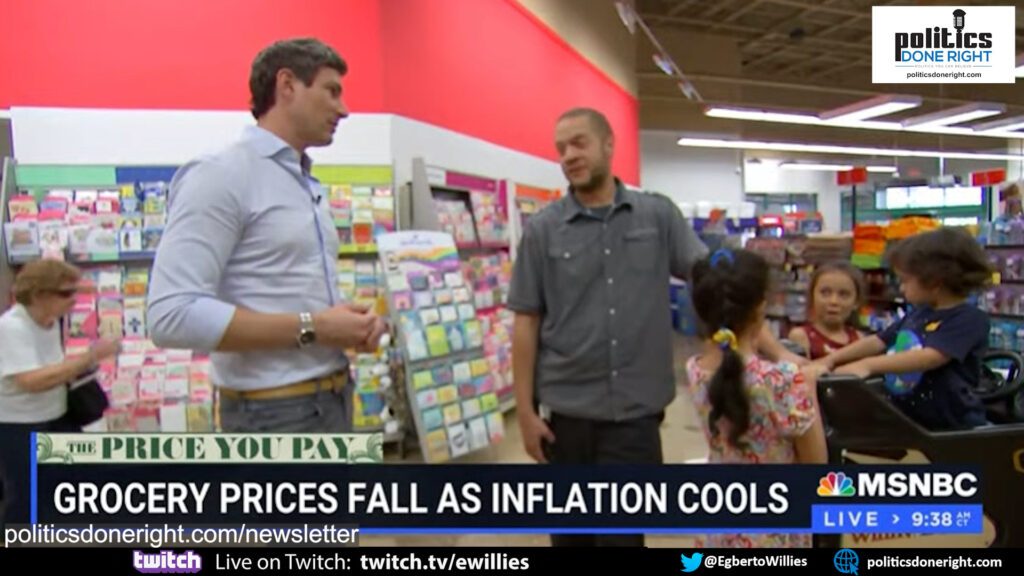 At last! Mainstream media highlights that inflation & food prices are falling—end of the doom.