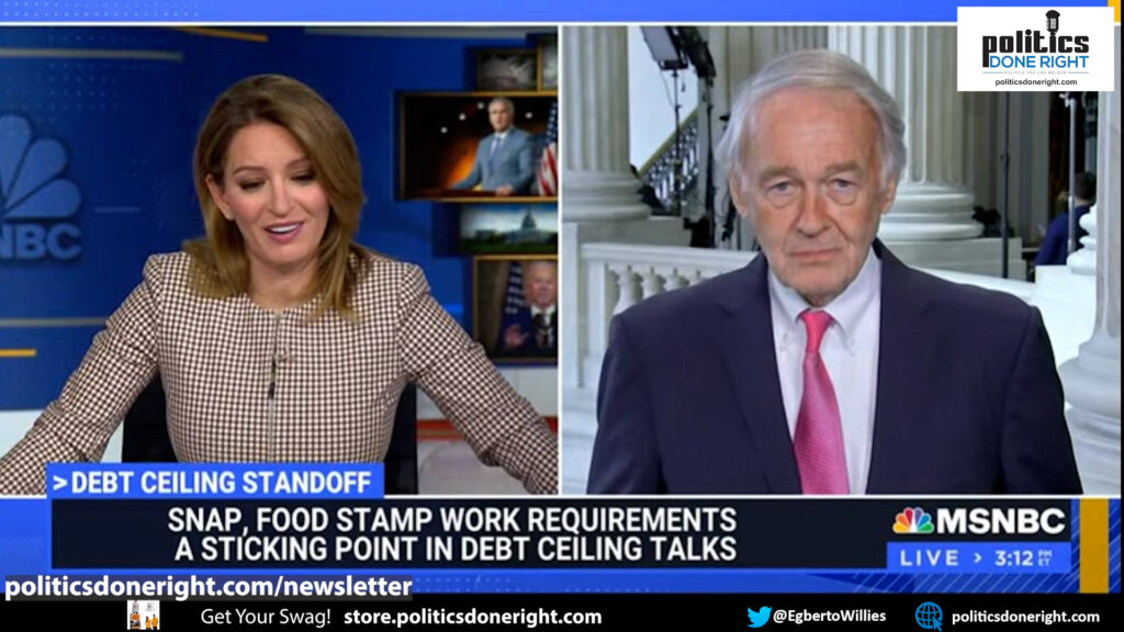 Ed Markey is correct—use the 14t Amendment. Work requirements to extend debt is letting bullies win.