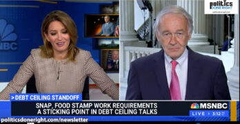 Ed Markey is correct—use the 14t Amendment. Work requirements to extend debt is letting bullies win.
