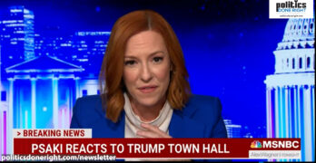 Jen Psaki points out that Trump's CNN town hall must be a wake-up call for Democrats.