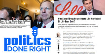 Drug Companies should not exist. GOP intent on screwing with your Social Security & more.