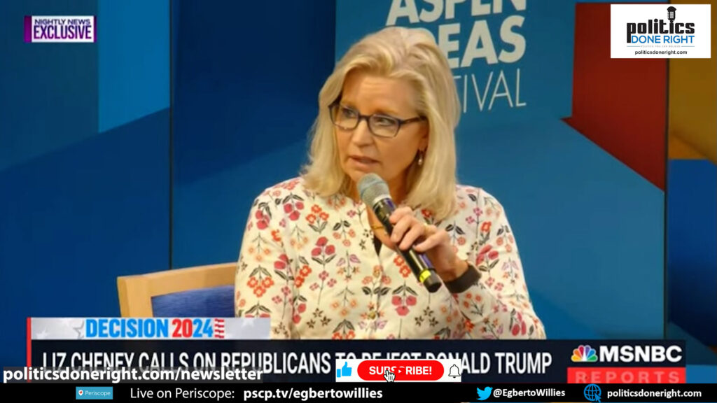 Liz Cheney called on Republicans to reject Donald Trump outright as she warns Democrats