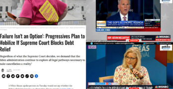 Mobilization if SCOTUS blocks student debt relief. Liz Cheney advises. McCarthy fails again.