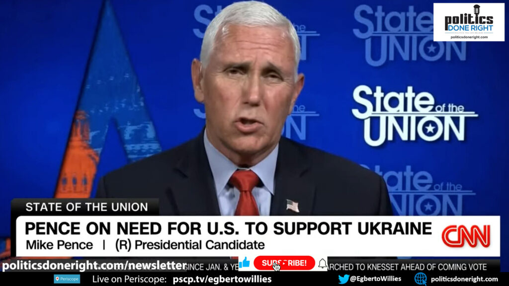 Mike Pence gets a pass from Dana Bash on his & Trump's Ukraine corruption and falsely blames Biden.