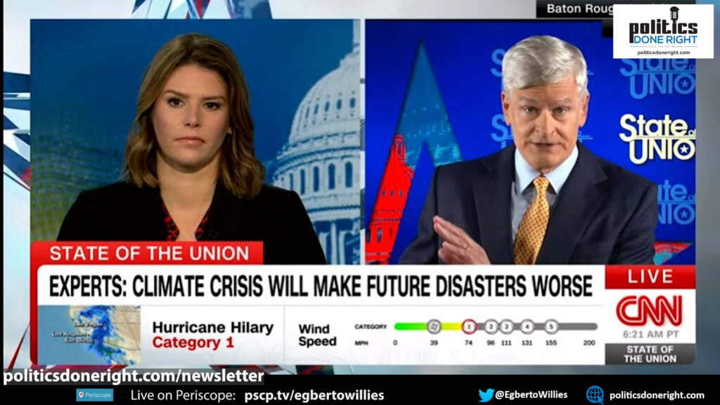 Bill Cassidy wants to burn more natural gas & penalize China as the solution to slow CO2 emissions.