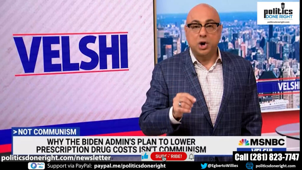 Ali Velshi dismantled the GOP, calling Biden's drug price reduction communism. It's capitalism!